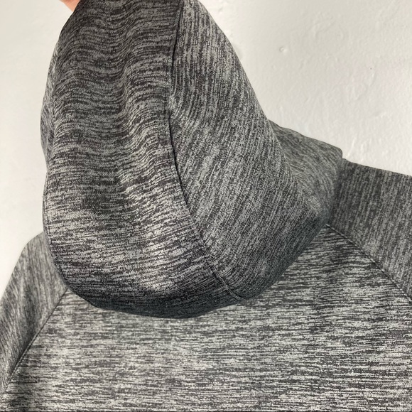 Russell Athletic Men’s Gray Hoodie Size M Fleece Lined Orange Camo Hood - Picture 10 of 15